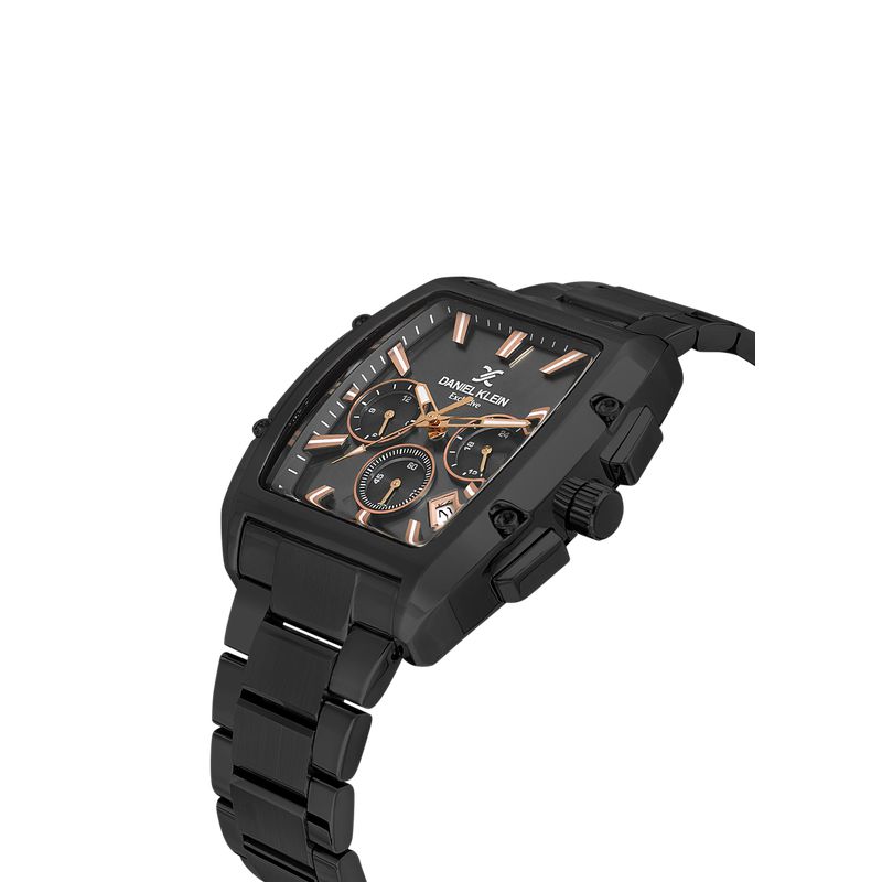 Daniel Klein Exclusive Black Dial Multifunction Watch