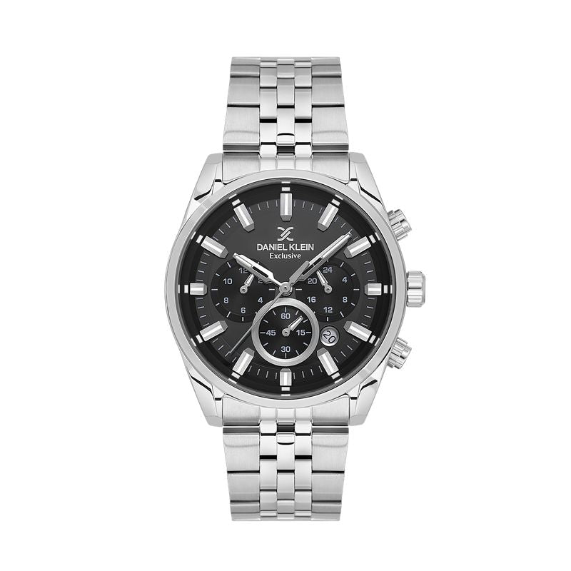 Daniel Klein Exclusive Black Dial Multifunction Watch