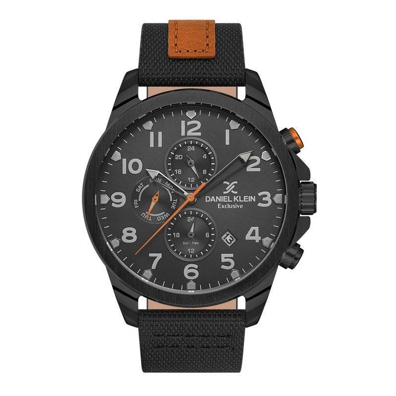 Daniel Klein Exclusive Black Dial Multifunction Watch