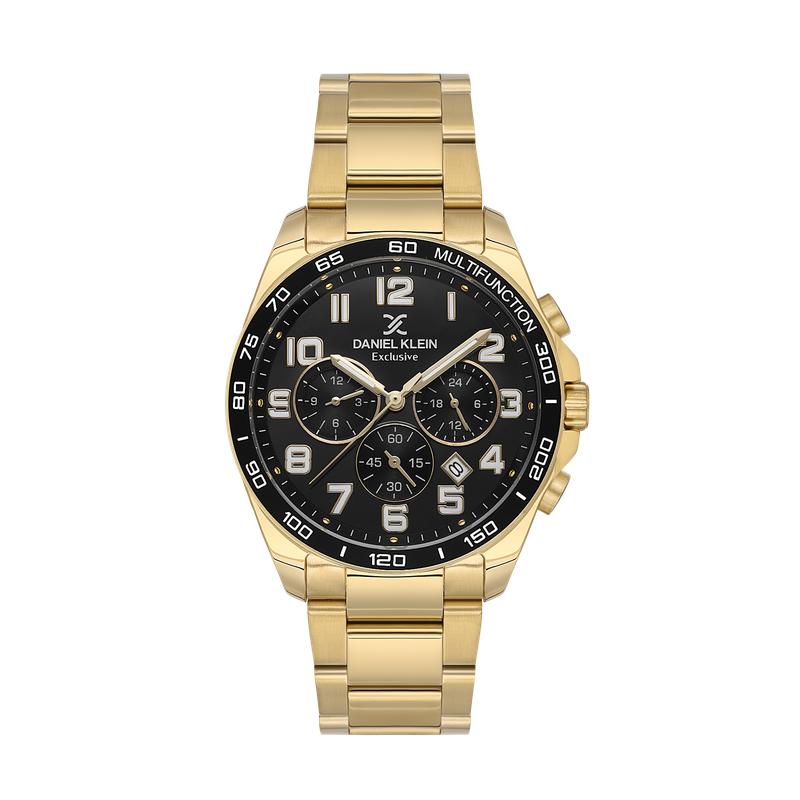 Daniel Klein Exclusive Black Dial Multifunction Watch