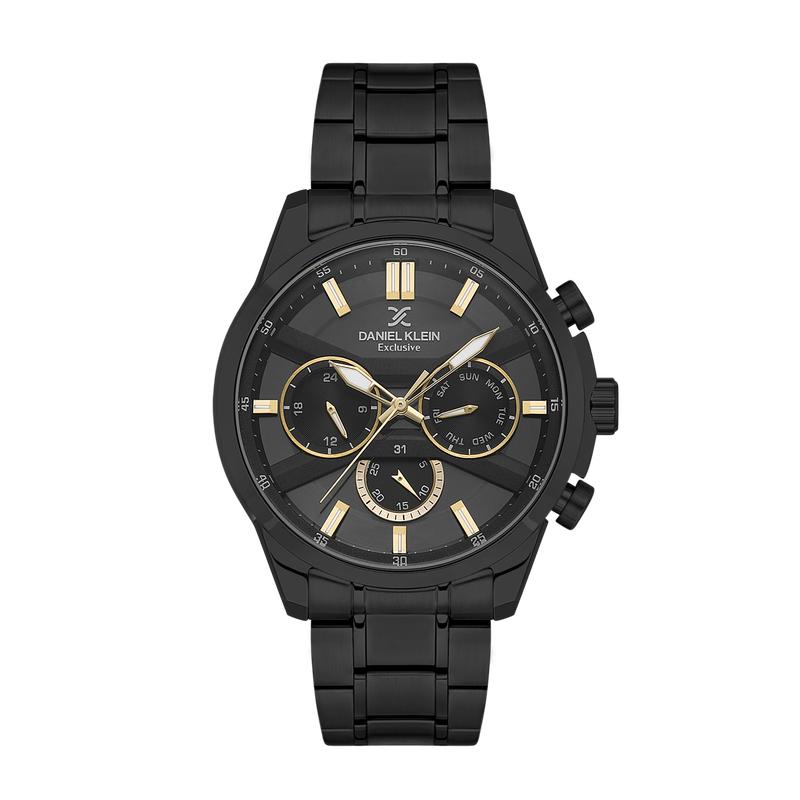 Daniel Klein Exclusive Black Dial Multifunction Watch
