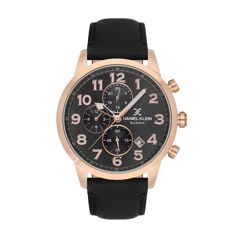 Daniel Klein Exclusive Black Dial Multifunction Watch