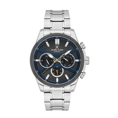 Daniel Klein Exclusive Blue Dial Multifunction Watch