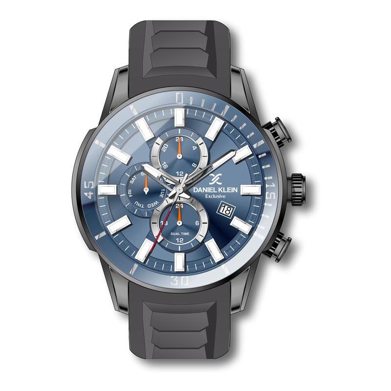 Daniel Klein Exclusive Blue Dial Multifunction Watch