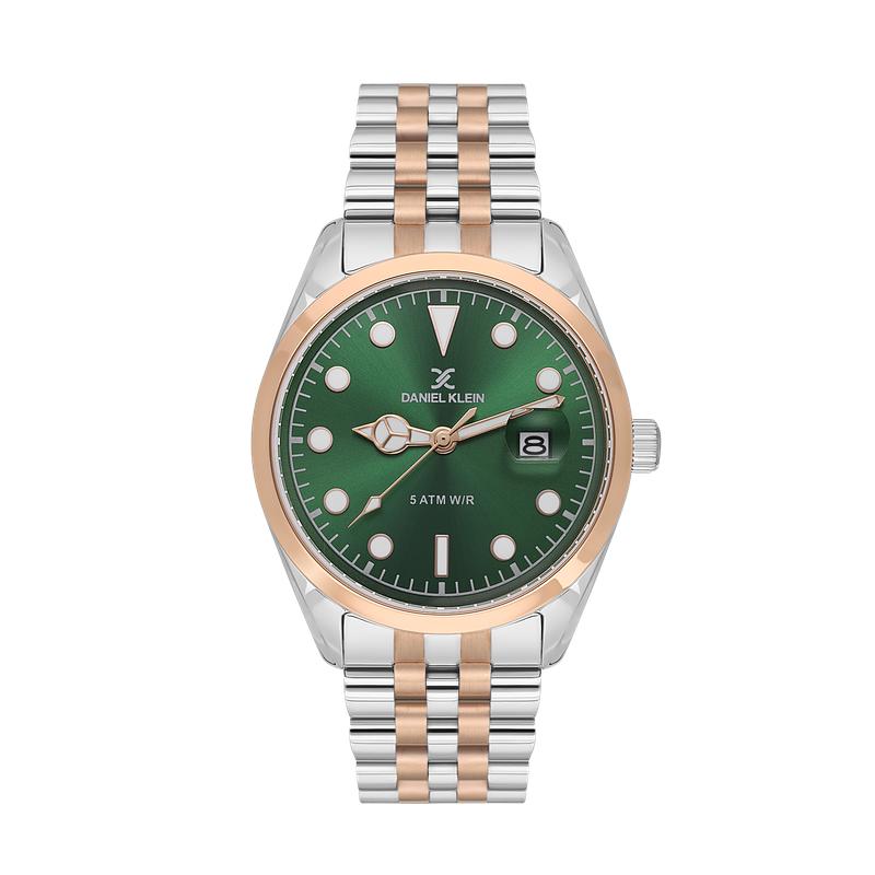 Daniel Klein Exclusive Green Dial 3 Hands-Date Watch