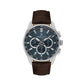 Daniel Klein Exclusive Men’s Multifunction Leather Strap Watch