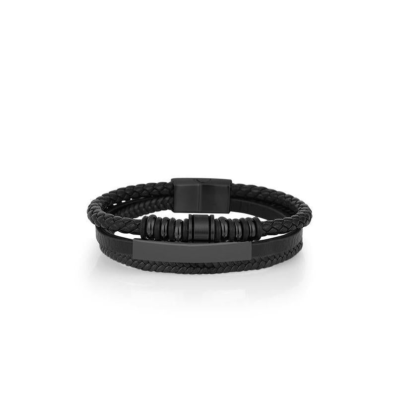 Daniel Klein Gents Black Bracelet