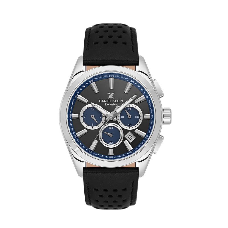 Daniel Klein Gents Black Dial Multifunction Watch