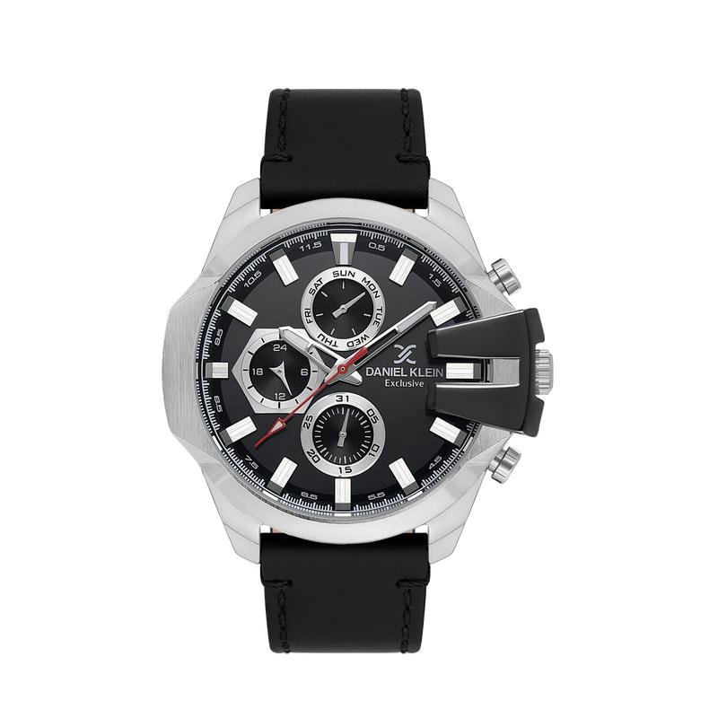 Daniel Klein Gents Black Dial Multifunction Watch