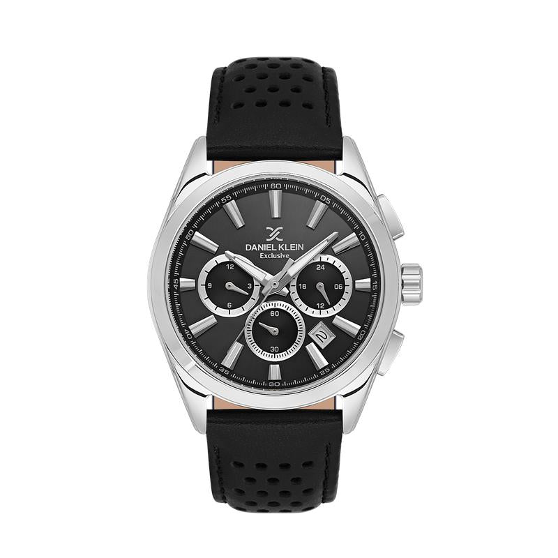 Daniel Klein Gents Black Dial Multifunction Watch