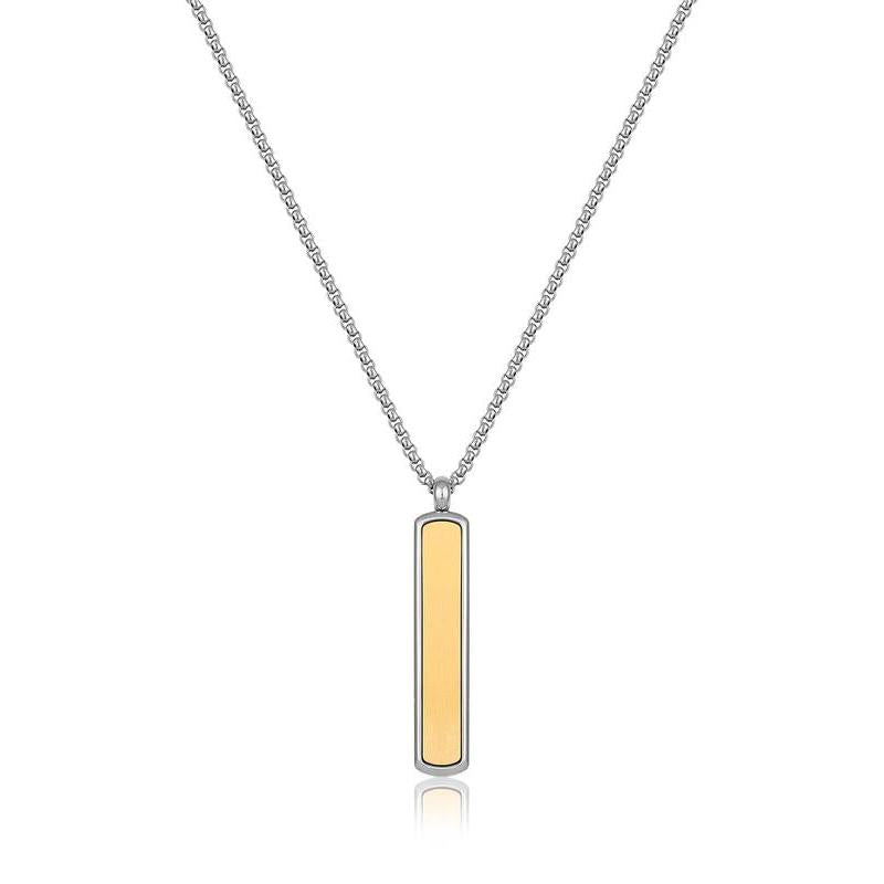 Daniel Klein Gents Silver & Gold Necklace