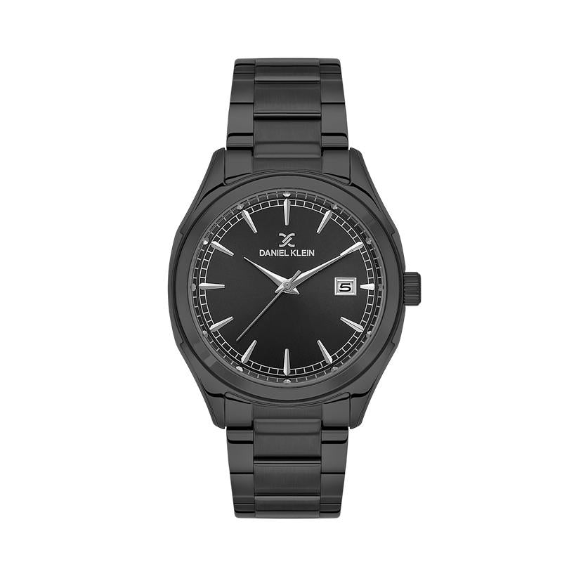 Daniel Klein IP Black Dial 3 Hands Watch