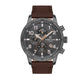 Daniel Klein IP Gunmetal Multifunction Grey Dial Watch