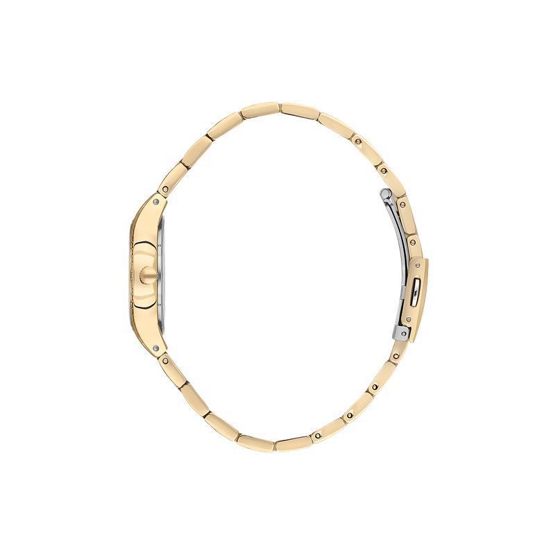 Daniel Klein Ladies 3 Hands Gold Watch