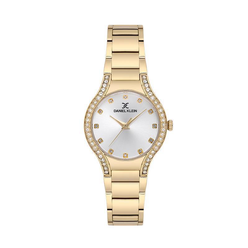 Daniel Klein Ladies 3 Hands Gold Watch