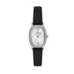 Daniel Klein Ladies Black Leather MOP Dial Watch