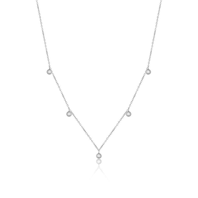 Daniel Klein Ladies Silver Necklace
