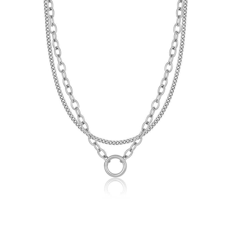 Daniel Klein Ladies Silver Necklace