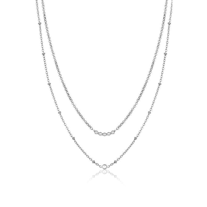 Daniel Klein Ladies Silver Necklace