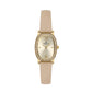 Daniel Klein Premium Gold Tone Beige Leather Watch