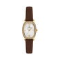 Daniel Klein Premium Gold Tone Brown Leather Watch