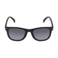 Daniel Klein Unisex Black Square Sunglasses with Gradient Lenses