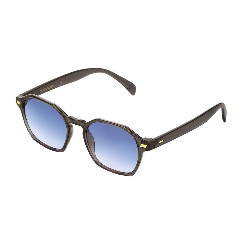 Daniel Klein Unisex Brown Geometric Sunglasses