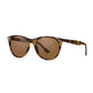 Daniel Klein Unisex Tortoiseshell Round Sunglasses with Brown Lenses