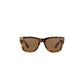 Daniel Klein Unisex Tortoiseshell Square Sunglasses with Brown Lenses