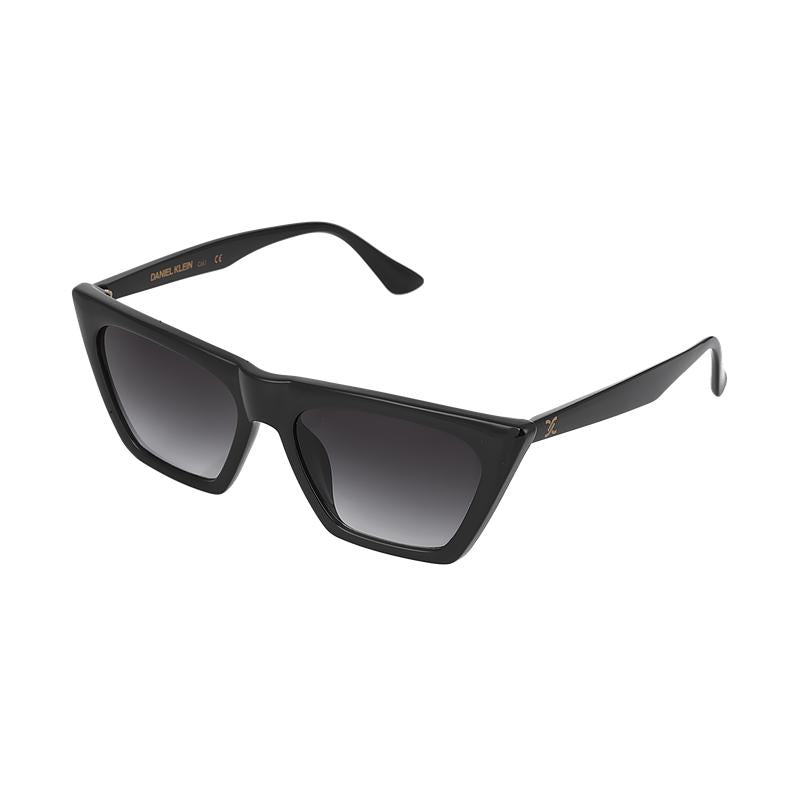 Daniel Klein Women’s Black Cat-Eye Sunglasses
