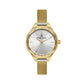 Daniel Klein IP Gold Premium Silver Dial 3 Hands Watch