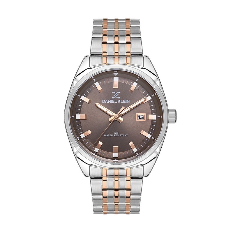 Daniel Klein Premium Brown Dial 3 Hands Date Watch